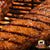 Asado de Tira al carbón con salsa barbacoa casera