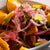 Ceviche de chicharrón con patacones