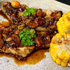 LOMO DE CERDO ATLANTIC EN SALSA DE UCHUVAS