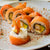 Arroz sushi (shari) sake roll