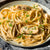 Spaguettis cremosos con Queso amarillo y Pollo
