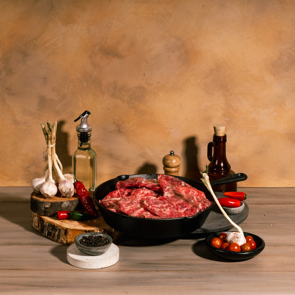 Tajadas de Carne de Res x 5und de 100g c/u