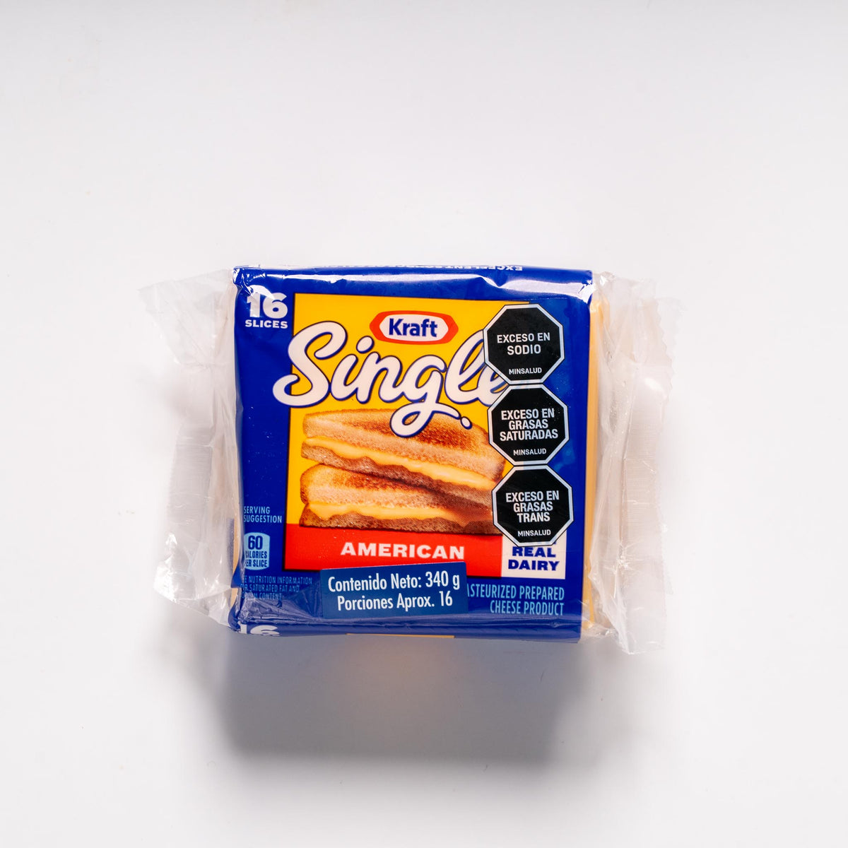 Queso Amarillo Americano Kraft x 340g