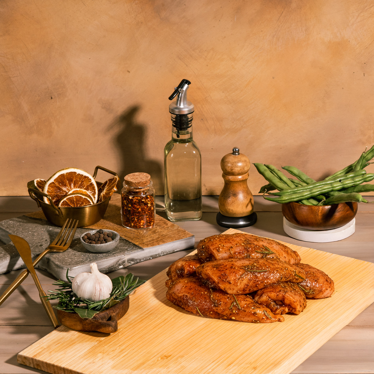 Filetes de Pechuga Finas Hierbas La Banquiva x 1 kilo