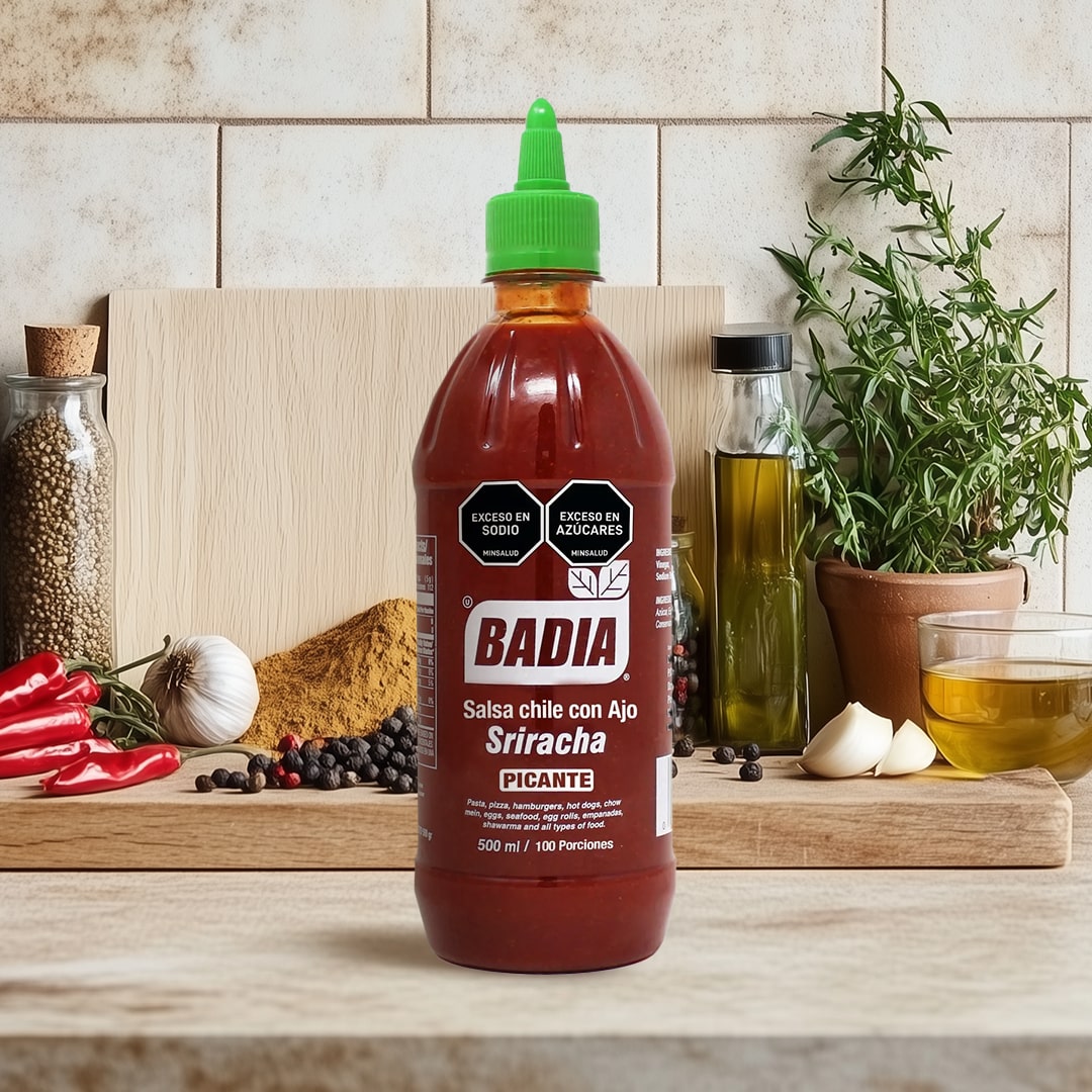 Salsa Chili con Ajo Sriracha Badia x 500ml