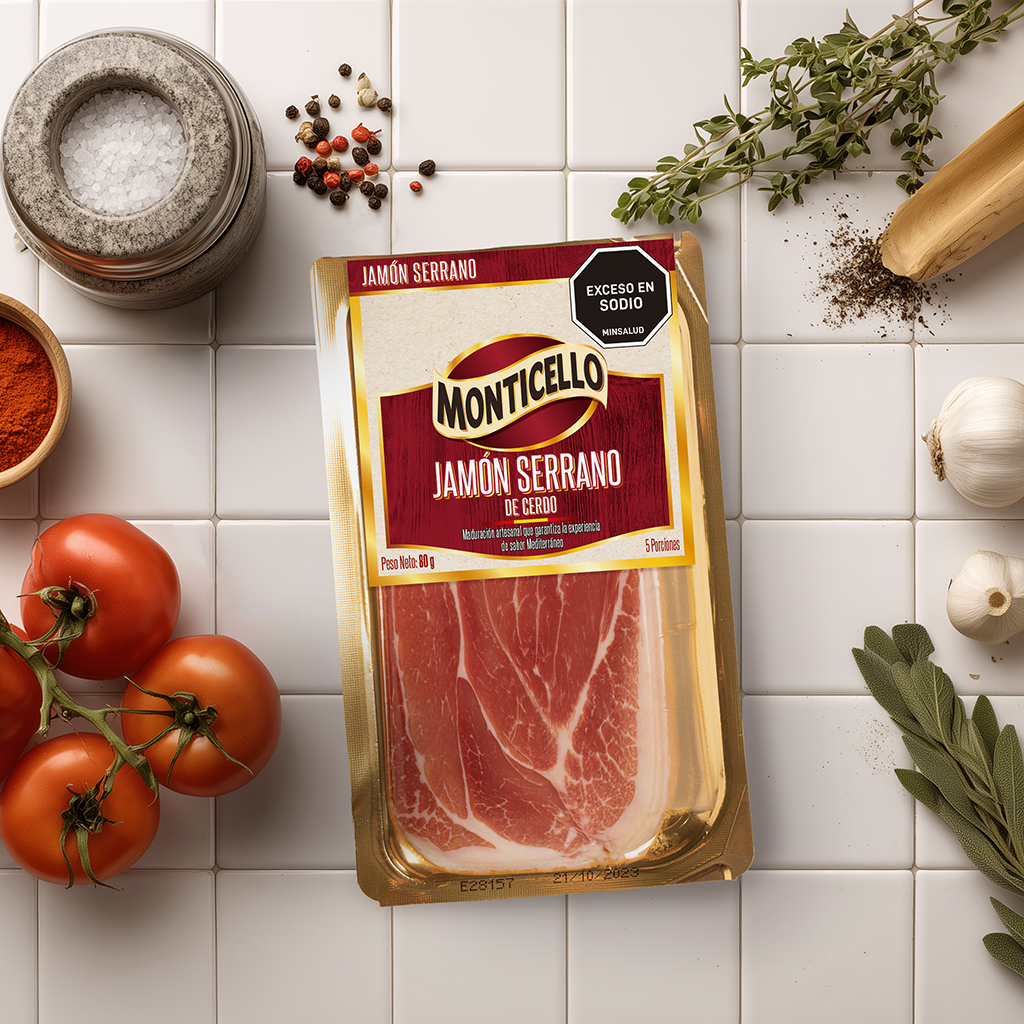 Jamón Serrano Monticello 80g