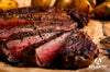 Asado de baby beef de solomito con papas al horno