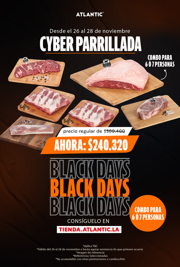 T&C actividad del 26 al 28 de Noviembre de 2024 COMBO CYBER PARRILLADA - BLACK DAYS