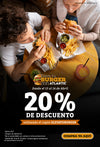 T&C cupón ELEVATUBURGER 20% Off 15 y 16 de ABRIL de 2024