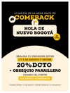 T&C cupón ATLANTIC-COMEBACK 20% Off Solo por compras entre el 1 y 4 de Agosto