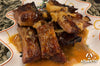 Costillas en salsa BBQ de panela y lyches