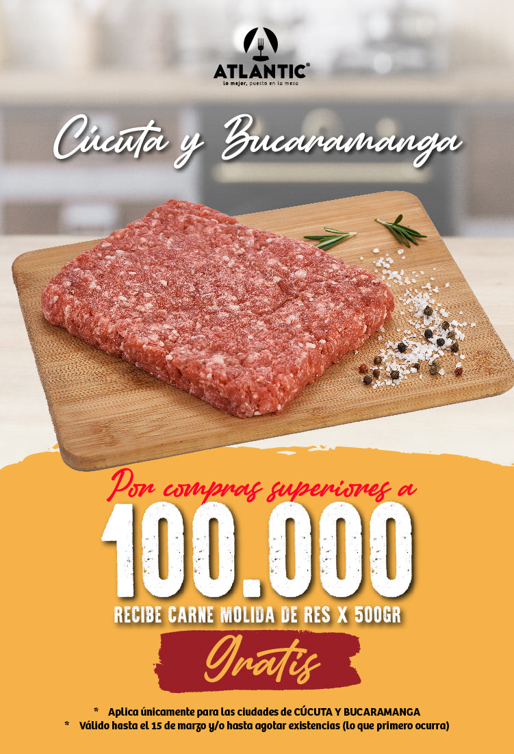 T&C obsequio carne molida de res x 500 gr