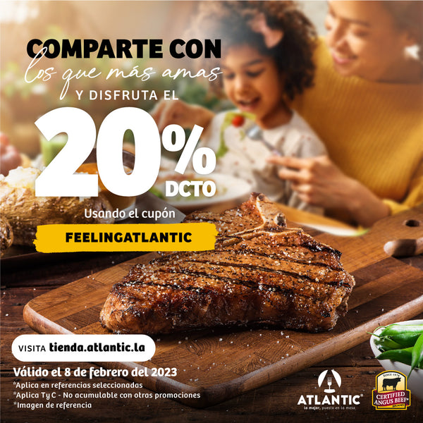 T&C cupón 20% de descuento 08 de febrero 2023