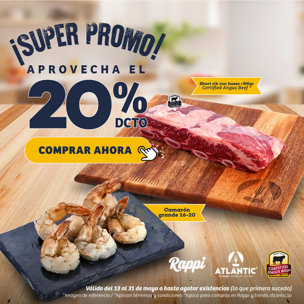 T&C 20% 13 de mayo hasta el 31 de mayo 2023