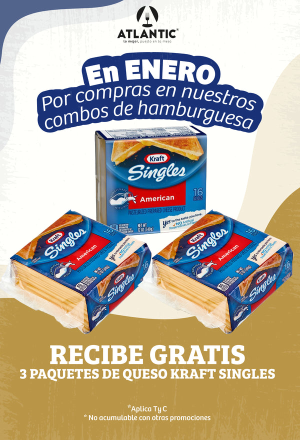 T&C queso gratis por compras combos