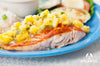 Salmón con pico de gallo de mango