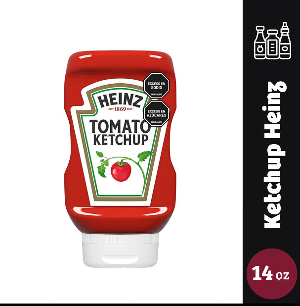 Salsa de Tomate o Ketchup Heinz x 397 g