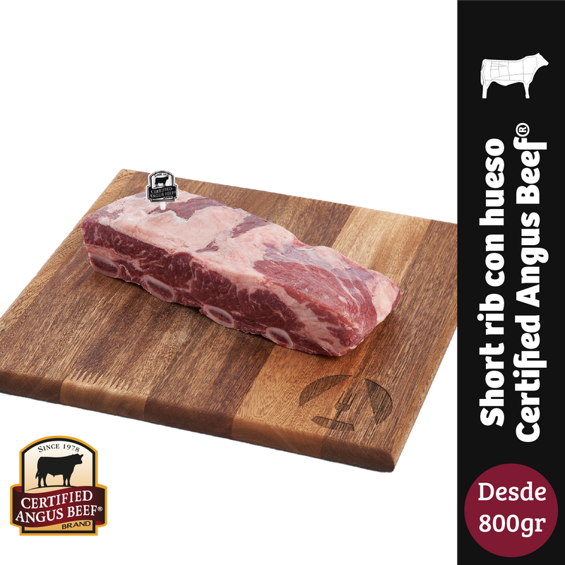 Short Rib con hueso Certified Angus Beef®